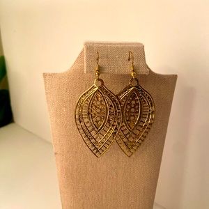 Boho earrings tear drop shaped